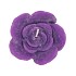 CANDLE ROOS PURPLE 8X7CM NM