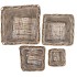 RATTAN IVY BASKET SQUARE S/4 W15/20/25/30 H13/18/22/26