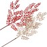 PICK SHINE LEAVES RED/GOLD 51CM ASS PER 12 NM