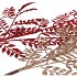 PICK SHINE LEAVES RED/GOLD 51CM ASS PER 12 NM
