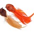 DECO SHINE BIRD CLIP COPPER/BRONZE 16CM ASS PER 2 NM