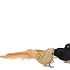 DECO SHINE BIRD CLIP BLACK/CHAMPAGNE 16CM ASS PER 2 NM