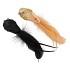 DECO SHINE BIRD CLIP BLACK/CHAMPAGNE 16CM ASS PER 2 NM