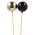 PICK SHINE BALL SHINY BLACK/CHAMPAGNE 6X50CM ASS NM