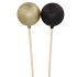 PICK SHINE BALL GLITTER BLACK/CHAMPAGNE 6X50CM ASS NM
