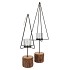 T-LIGHT TREE STAND 13X13X55CM NM