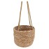 SEAGRASS LAOS STRAW HANG BROWN 20X12X26CM NM