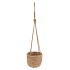 SEAGRASS LAOS STRAW HANG BROWN 20X12X26CM