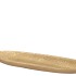 WOOD TRAY LEAF STRAIGHT GOLD 40X14X3CM