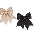 DECO SHINE BOW BLACK/CHAMPAGNE 12X13CM ASS PER 2 NM