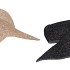 DECO SHINE BOW BLACK/CHAMPAGNE 12X13CM ASS PER 2 NM