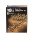 LED LIGHT CHAIN BLACK CLUSTER 100 LAMPS