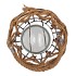 LANTERN EVE BLACK METAL ROPE 18X13CM