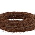 WREATH ELM BRANCHES BROWN 60X13CM