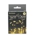 LED LIGHT CHAIN SILVER WIRE 100LED WARM WHITE TIMER