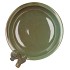IRON STONE BIRD BOWL GLAZED GREEN 33X5CM NM