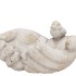 CONCRETE ANTIQUE BIRD BOWL HANDS 20X20X10CM NM