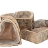 NATURE BIRCH PLANTER HEART S/3 16X16X6 / 21X21X6 / 28X28X6CM