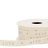 RIBBON WITH LOVE CREME 20MX15MM NM