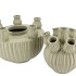 AMSTERDAM PISTACHE TULIP VASE SET 24X31CM