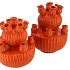AMSTERDAM ORANGE TULIP VASE SET 28X38CM