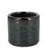 JAVEA CILINDER POT GLAZED GREEN 9X9CM