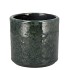 JAVEA CILINDER POT GLAZED GREEN 13X12CM