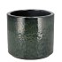 JAVEA CILINDER POT GLAZED GREEN 15X14CM