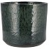 JAVEA CILINDER POT GLAZED GREEN 26X23CM