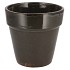 EBBI MOSS BLACK POT GLAZE 25X25CM