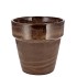 EBBI MOSS BROWN POT GLAZE 14X14CM