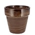 EBBI MOSS BROWN POT GLAZE 17X17CM