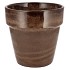 EBBI MOSS BROWN POT GLAZE 25X25CM