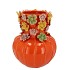 FLOWER ORANGE VASE 22X27CM NM