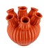 AMSTERDAM ORANGE TULIP VASE 18X17CM NM