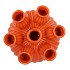 AMSTERDAM ORANGE TULIP VASE 18X17CM NM