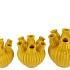 AMSTERDAM YELLOW TULIP VASE 18X17CM