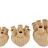 AMSTERDAM SAND TULIP VASE 18X17CM