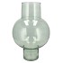 MIRA GREEN GLASS BULB HIGH VASE 25X25X41CM NM
