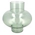 MIRA GREEN GLASS BULB LOW VASE 30X30X30CM
