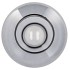 MIRA SMOKE GLASS BULB HIGH VASE 25X25X41CM