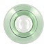 MIRA GREEN GLASS CONE NECK SPHERE VASE 25X25X27CM