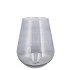 MIRA SMOKE GLASS WIDE VASE 14X14X15CM