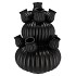 AMSTERDAM BLACK TULIP VASE BUBBLES 42X62CM