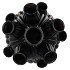 AMSTERDAM BLACK TULIP VASE BUBBLES 42X62CM