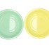 ZINC BASIC PASTEL GREEN/YELLOW BOWL 30X9CM