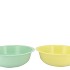 ZINC BASIC PASTEL GREEN/YELLOW BOWL 40X12CM