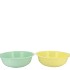 ZINC BASIC PASTEL GREEN/YELLOW BOWL 26X9CM