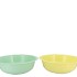 ZINC BASIC PASTEL GREEN/YELLOW BOWL 28X9CM