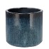 JAVEA CILINDER POT GLAZED BLUE 15X14CM